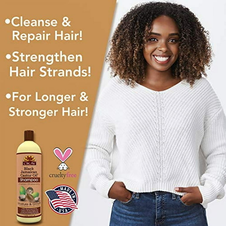 Okay Pure Naturals Black Jamaican Castor Oil Moisture Hair Okay Pure Naturals Black Jamaican Castor Oil Moisture Hair