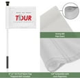 thumbnail image 3 of WATSY Tour Championship Golf Pin Flag 8" x 6" Inch Inch For Flagstick Double Sided Mini Putting Green Flags For Backyard Outdoor Patio Golf Pin Flag, 3 of 5