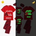 thumbnail image 4 of Pijama navideño a juego para toda la familia, ropa de dormir luminosa y brillante con My Tube, color rojo, 2023, 4 of 4