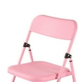 Your Zone Juvenile Resin Folding Chair in Pink for Children 2 Years & over