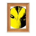 thumbnail image 1 of Marco de fotos de madera Ojos de lobo Pantalla Imagen Arte Pintura, 1 of 4