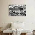 thumbnail image 2 of Elephant Stock California Series - La Dodger Stadium Wall Art - Horizontal Canvas Wall Art - Living Room Wall Decor - Sports Canvas - Gray And White Decor By Philippe Hugonnard - 36" x 24", 2 of 8
