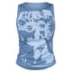 thumbnail image 3 of Gibobby Chaleco de cuello redondo sin mangas con estampado de cabeza de tinta para mujer(F,XG), 3 of 5