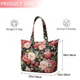 thumbnail image 4 of Pioneer Flower Floral Print Pattern Travel Tote Bags for Women Carry On,Large Weekender Bags for Women Travel,Multi Functional Duffle Bag for Work,Shopping,Sports, 4 of 5