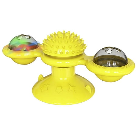 UPC: 0810051331448 | Pet Life ®  Windmill  Rotating Suction Cup Spinning Cat Toy