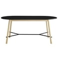 thumbnail image 4 of Infuse 71" Wood Grain Dining Table in Black Oak, 4 of 10