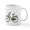 White, variant on CafePress - Old Vintage Bicycle With Flowers And Birds Mug - 11 oz Ceramic Mug - Novelty Coffee Tea Cup