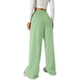 thumbnail image 6 of FINALGANG Girls Casual Sweatpants Kids Bow Print Wide Leg Drawstring Waist Loose Fit Casual Athletic Trousers For Daily Wear Outdoor Activities Leisure Bottoms, 6 of 8