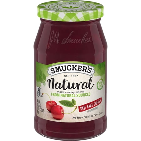 Smucker s Natural Red Tart Cherry Fruit Spread  17.25 oz