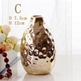 thumbnail image 3 of GUOOL Decorative Convex-concave Point Ceramic Flower Vase Great Gifts for Day, 3, 3 of 9