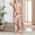 thumbnail image 5 of Mens Pajama Pants - Soft Sleep & Lounge Pants for Men, Popsicle print Cuteness Casual PJ Bottoms Pants with Pockets, 5 of 5