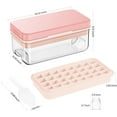 thumbnail image 6 of KINGTACK Ice Cube Tray with Lid and Bin, 32 pcs Ice Cubes Molds, Ice Trays for Freezer, with 1 tray, Ice Freezer Container, Spill-Resistant Removable Lid & Ice Scoop, for Whiskey,Cocktail, 6 of 8