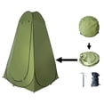 thumbnail image 5 of Tarmeek Portable Pop Up Privacy Tent Shower Changing Room Instant Setup Waterproof for Camping Beach Hiking Fishing with Carry Bag Wind Ropes Stakes Green, 5 of 8