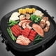 thumbnail image 3 of Sartén para Barbacoa Coreana, Cuadrado de Estilo Coreano para Barbacoa con Piedra, Estufa de Gas Portátil, Parrilla para Barbacoa, Cocina Al Aire Libre, 3 of 5