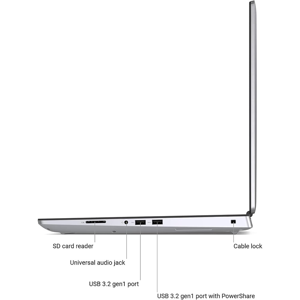Windows 11 Pro Laptop Dell Precision 7750 17.3" PC | Intel Core i7 10th gen | 32GB RAM | 512GB SSD ( sihed)