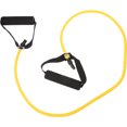 thumbnail image 2 of Elastic Fitness Exercise Pull Rope Weave Exercise Resistance Bands Workout Bands with Handles For Strength Training Physical Therapy Pilates (Yellow, 15 lbs), 2 of 7