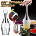 thumbnail image 2 of 304 Stainless Steel Multifunctional Manual Meat Grinder Kitchen Garlic Mixer☆ W1X7, 2 of 6
