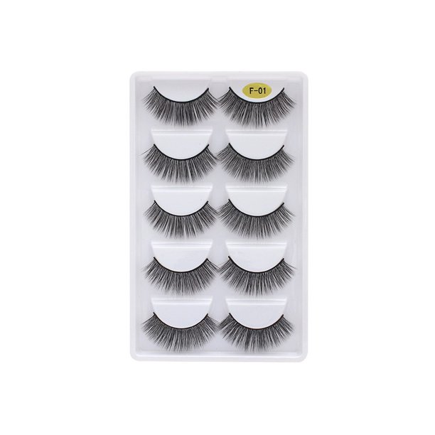 ZHAOCHENG Pestañas postizasPestañas postizas naturales3D5ParesReutilizablePestañas postizasHecho a manoPestañas postizasVisón esponjoso y curvoPestañas postizasPestañas postizas de tira suave