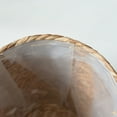 thumbnail image 3 of Maceta redonda trenzada de algas marinas con inserto de plástico para plantar - maceta - 34cm natural, 3 of 6