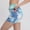 Blue, variant on Tejiojio Fall Clearance Women Tie-Dye Bike Short Compression Pocket Workout Leggings Yoga Shorts Pants