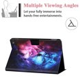 thumbnail image 5 of Slim Fit Case for Amazon Kindle Fire HD 10.1" 11th Gen(2021), Fire HD 10 Plus Cover, Allytech PU Leather Shock-Absorption Adjustable Stand Auto Wake Sleep Smart Case and Cover, Two Wolfs, 5 of 7