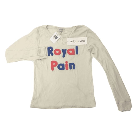 46$ WILDFOX Girls' Cozy Cabin Jumper,Beige, Size 14, MSRP