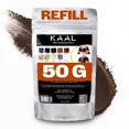 thumbnail image 1 of Paquete de recambio de fibra capilar KAAL | (1.76 oz Marrón medio) Fibras para la construcción del cabello para ocultar la pérdida de cabello Polvo texturizante para áreas de cabello adelgazado en hom, 1 of 5