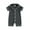 Dark Gray, variant on Musuos Baby Boys Basic Jumpsuit, Short Sleeve Turn-down Collar Button-down Summer Romper Clothes for Casual Daily