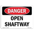 thumbnail image 1 of SignMission OS-DS-A-1218-L-2487 Signal de Danger OSHA 12 x 18 Po - Voie Ouverte, 1 of 1