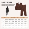 thumbnail image 4 of Sikiie Dark Brown Glitter Pajamas for Women Set, Womens Pajama Sets, Lounge Sets for Women, 2pjs for Women-X-Large, 4 of 7