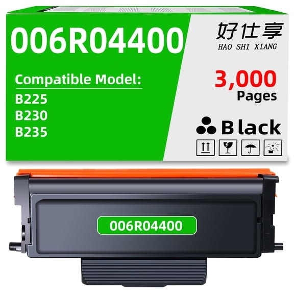 B230 006R04400 006R04401 High Yield Toner Cartridge Compatible for Xerox B225 B230 B235 Laser Printer (Black Toner 3000Pages 1Pack)