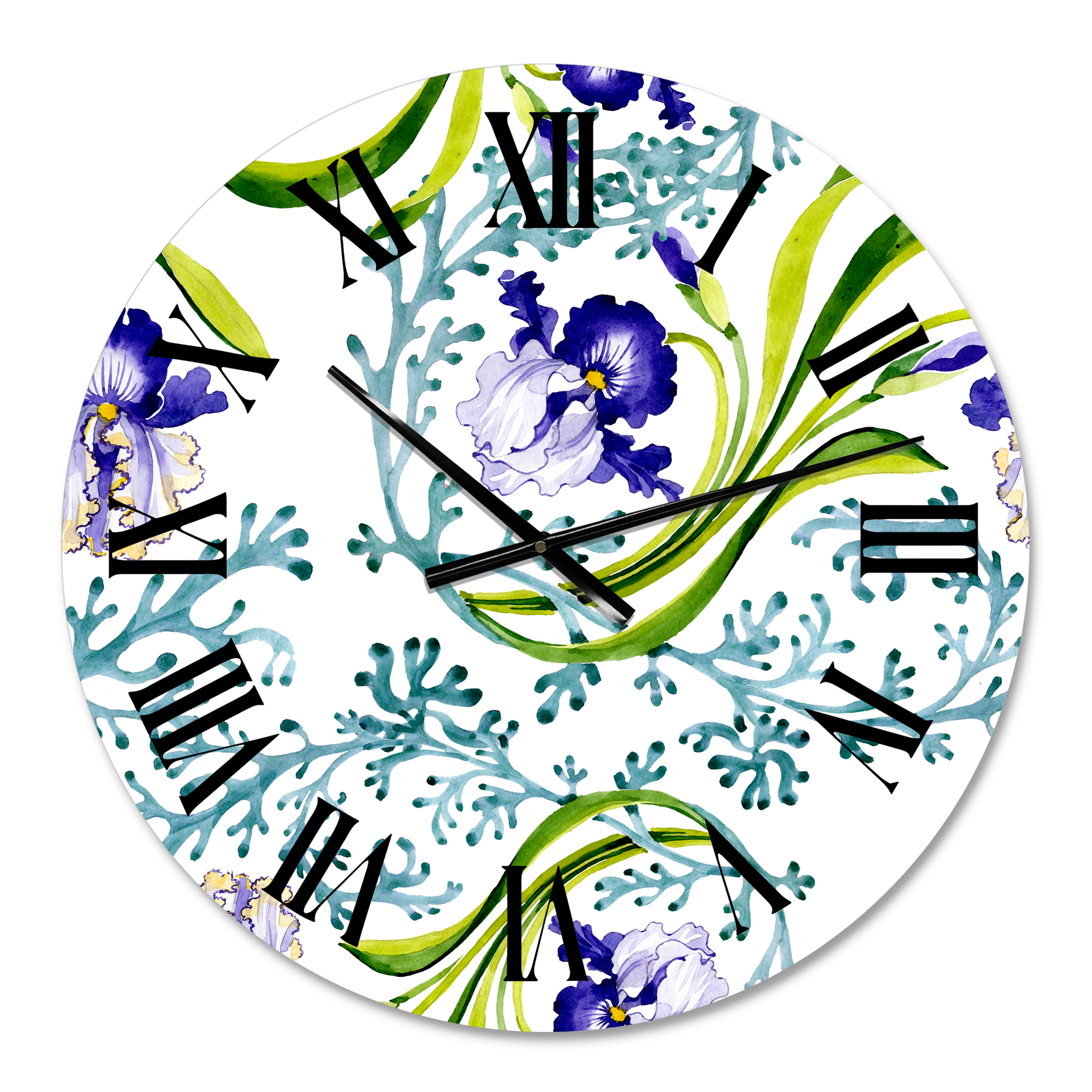 Designart 1 in Quartz Traditional Wall Clock