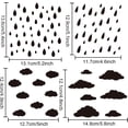 thumbnail image 4 of 1Pc Raindrop Cloud Reusable Painting Stencil Drawing Template for Wall Decoration DIY Art Craft Projects 11.8x11.8Inch, 4 of 9