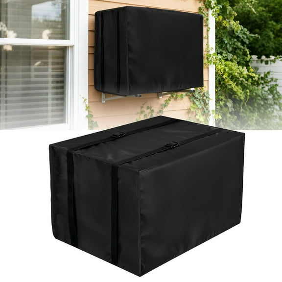 Window Air Conditioner Cover for Outside Unit, TSV Outdoor Window AC Unit Cover, Dust-proof Waterproof Outdoor AC Protection Insulation Defender, 21"W x 16"D x 16"H