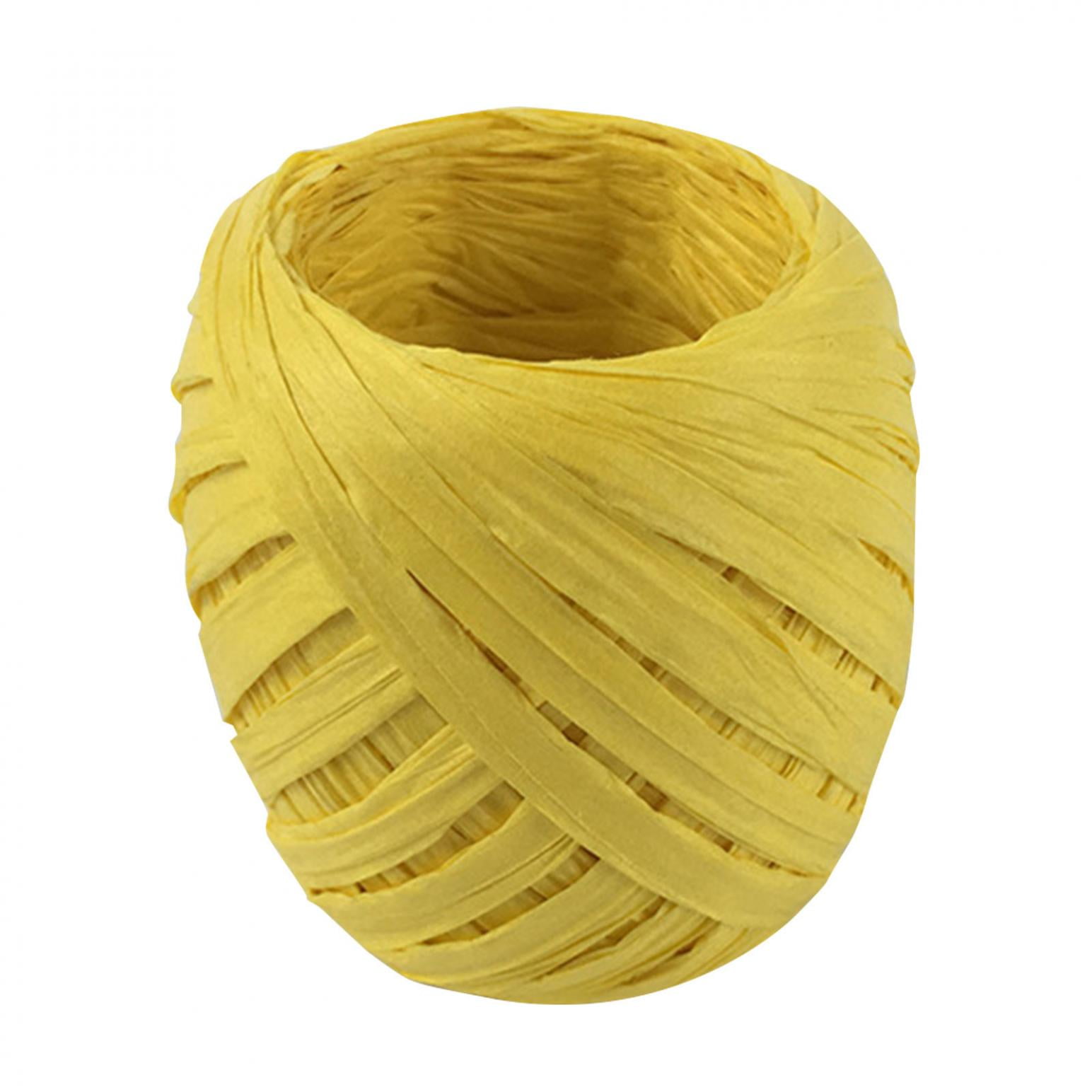 XZNGL Raffia String, 20m Raffia Ribbon for Wrapping Packing Birthday Gift Hamper & Box
