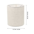 thumbnail image 3 of MasteelfCA Linen Lamp Cover Replacement Lamp Shade Wall Light Cover Desktop Lampshade(E27), 3 of 9