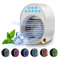 thumbnail image 4 of Yeacher Portable Air Conditioner Rechargeable Air Cooler Fan 3600mah Battery Operated with Function Cooling Humidifier Filtration 3 Speeds Colorful Night Light, 4 of 8