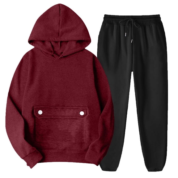 FAIWAD Womens Sweatsuit 2 Piece Set with Hoodie Sweatshirt and Sweatpants Casual Drawstring Jogging Outfits