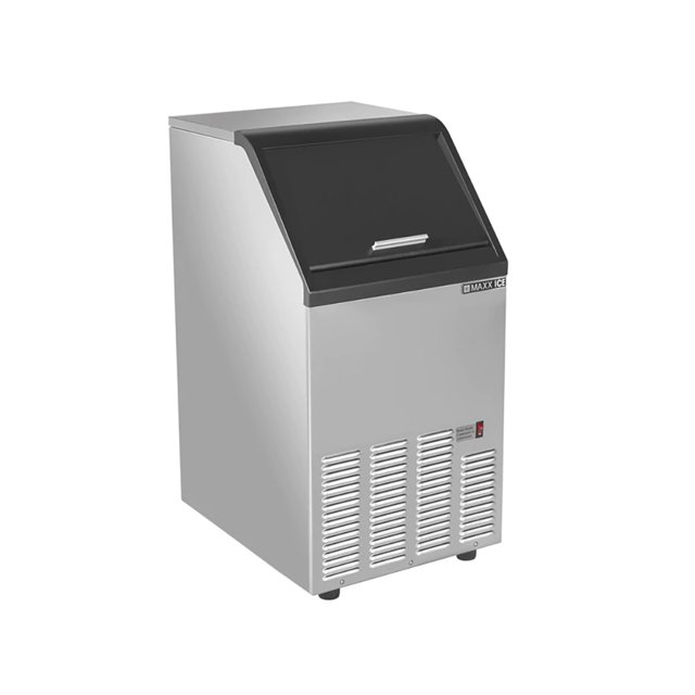 Maxx Ice MIM85H 16 7/10"W Full Cube Undercounter Ice Machine - 88 lbs/day, Air Cooled, Gravity Drain, 115v
