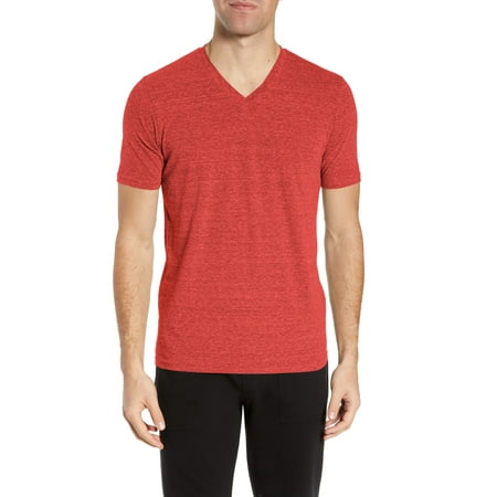 - Mens V Neck Tri-blend Short Sleeve Slim Fit Casual Basic Cotton Classic Unisex T Shirt