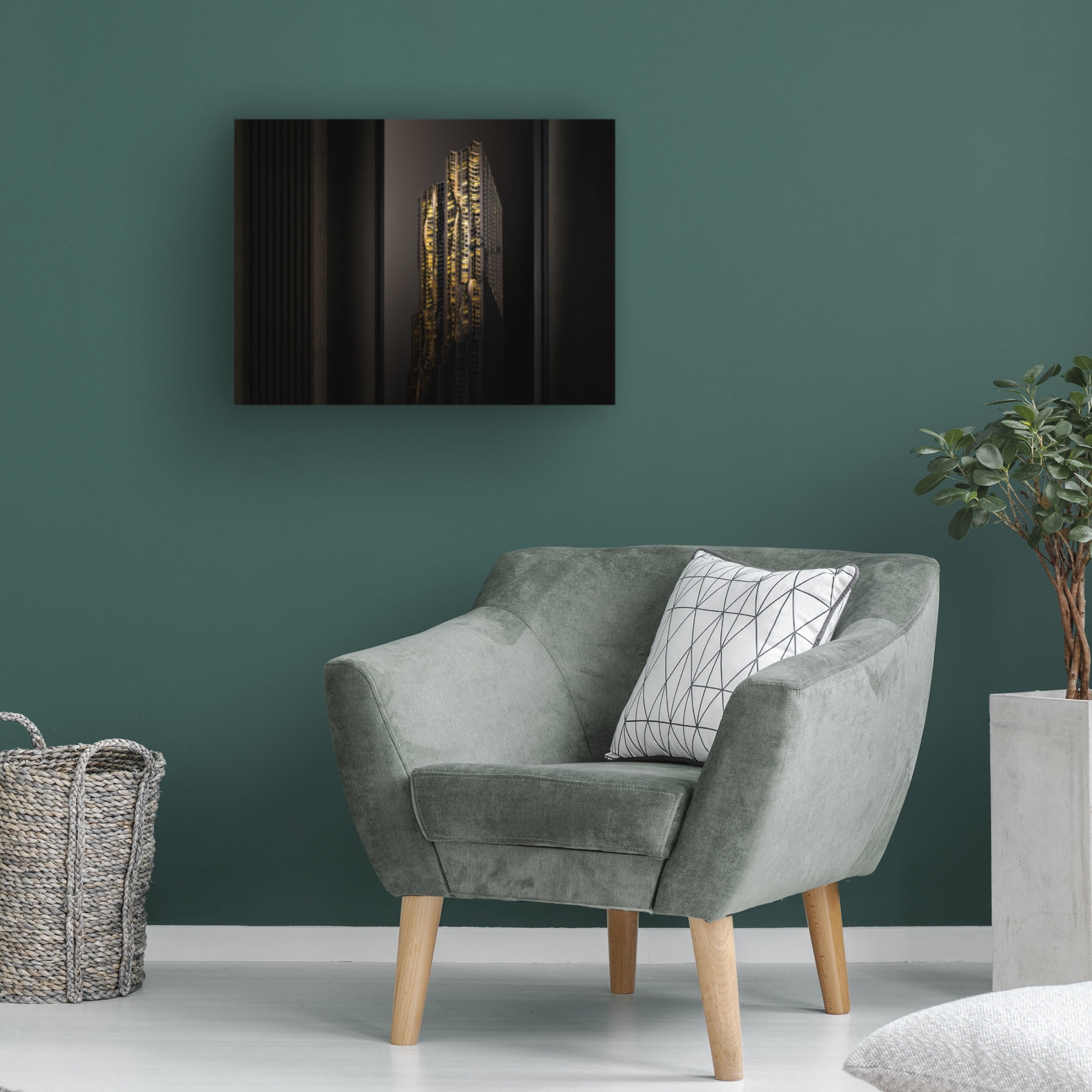 Canvas Wall Art - Ute Scherhag 'Golden Hour' Wall Art for Living Room, Bedroom, or Office Décor by Trademark Fine Art - 47 x 35 Inches