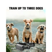 1100 YD Remote Three Dog Training Shock Collar with Auto Anti Bark,100 Levels of Static Stimulation and Vibration for Small Medium Large DogsSmall Medi