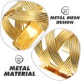 thumbnail image 3 of unbranded 6Ud Decorativos De Metal Dorado Para Servilletas Con Estilo Europeo Para Bodas Y Eventos, 3 of 6