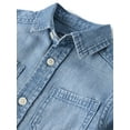 thumbnail image 2 of The Children's Place Toddler Boys Long Sleeve Utility Chambray Top, Sizes 6M-5T, 2 of 3