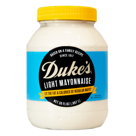 Duke's Mayonnaise, Light Mayo - 30 oz Jar