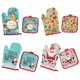 thumbnail image 2 of Juego de guantes anticalor para hornear, alfombrilla de cocina para horno, comedor, barbacoa, suministros de decoración para fiestas navideñas, Año Nuevo, 2021, 2 unidades, 2 of 4
