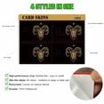 thumbnail image 4 of Aries Zodiac Series Aries Credit Card Skin Stickers,Removable Waterproof PVC Decal Cover Set for Transportation Key Debit Bus ID 4 Pack, 4 of 6