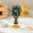 thumbnail image 3 of Mango De Sello Manija de sello de columna romana de metal ornamental para invitaciones de boda (verde cobre), 3 of 7