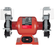 Promaker 6in Bench Grinder PRO-EB250 Voltage - Frequency: 120V - 60Hz Amperage: 2.1AMP Power: 250W(1/3HP) Speed: 3400rpm Chuck size: 6in x 3/4in x 1/2in Weight: 26.40Lb Cord: 6.5ft