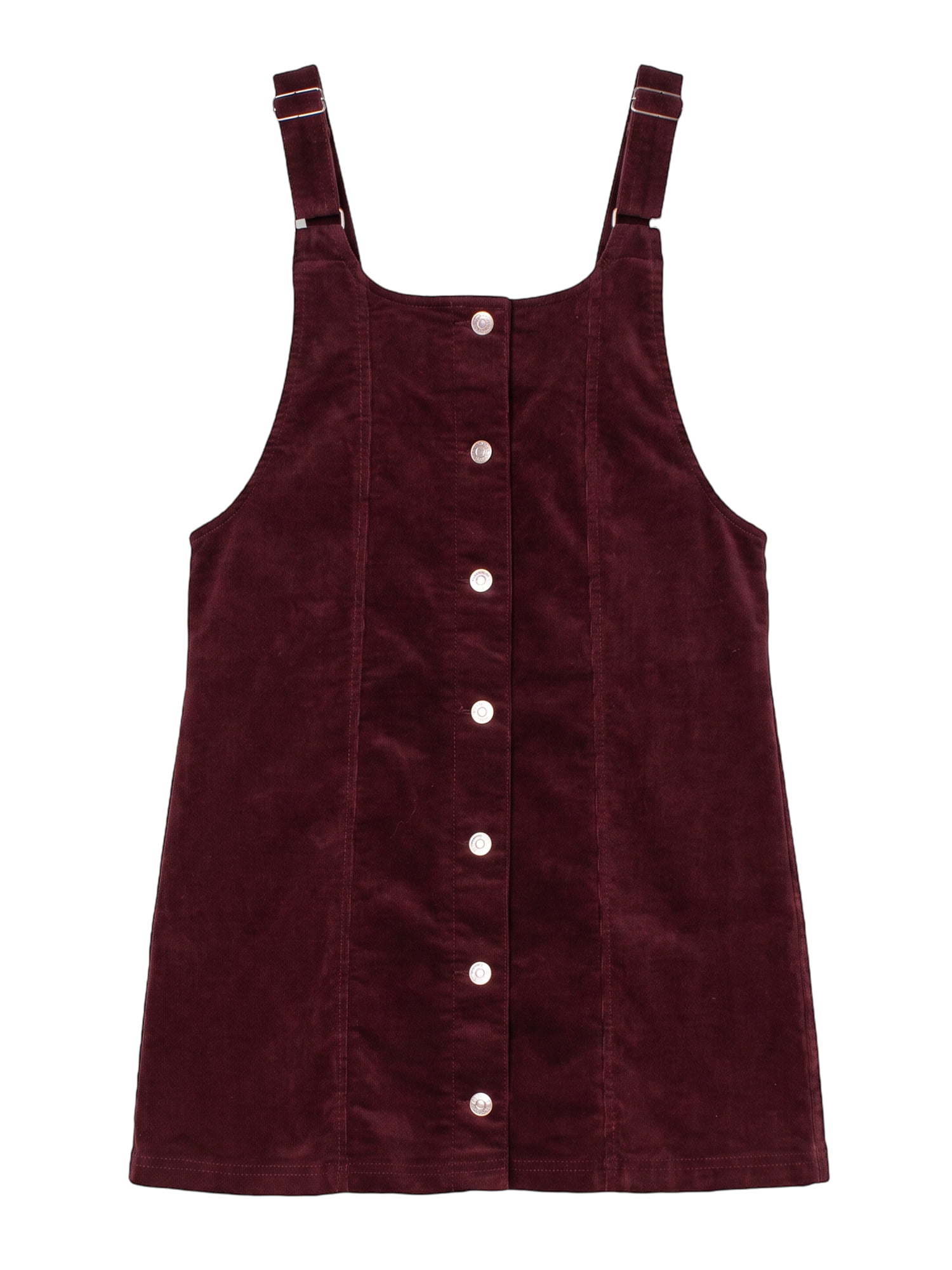 Celebrity Pink Women's and Women's Plus Corduroy Pinafore Mini Dress, Sizes XS-4X